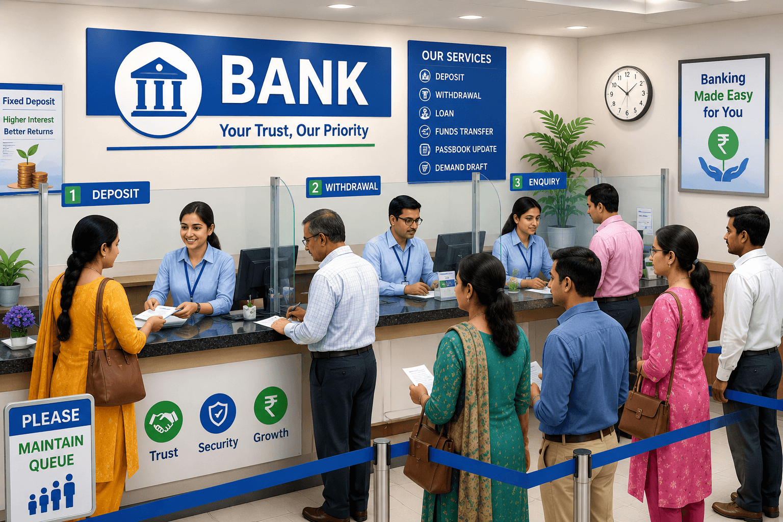 Manual ECS bank mandate collection for co-operative society loan and RD installments by Vayak software